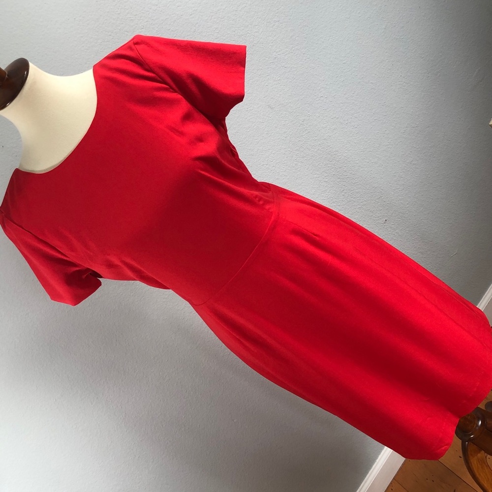 Alex Marie {red} Dress with Bow detail Back